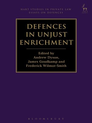 cover image of Defences in Unjust Enrichment